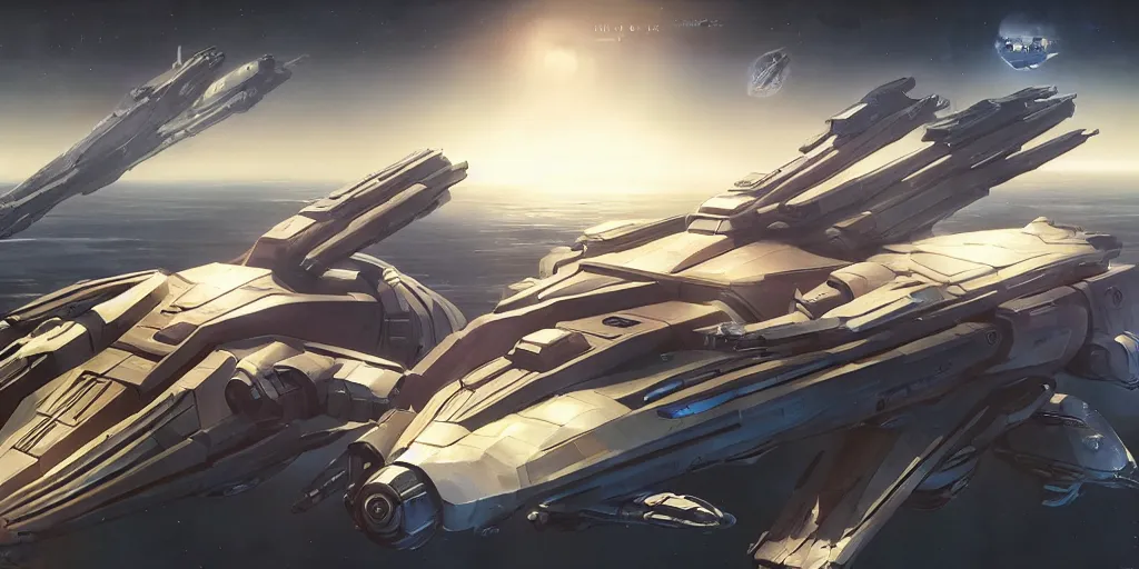 Image similar to futuristic sci - fi props and gadget, hard surface, collection, kitbash, parts, shape and form, in watercolor gouache detailed paintings, hull, elite dangerous, star citizen, modular, pieces, golden ratio, mobius. syd mead, pack