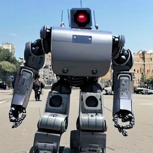 Image similar to robot gigachad