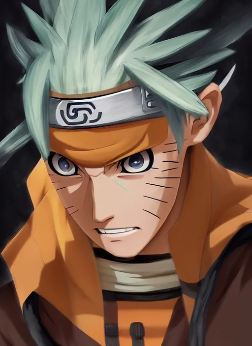 Image similar to a professional digital painting of Naruto Sage Mode, beautiful bone structure, symmetrical facial features, intricate, elegant, digital painting, concept art, smooth, sharp focus, illustration, from Boruto, art style by Ruan Jia and Mandy Jurgens and Ian Spriggs and William-Adolphe Bouguerea