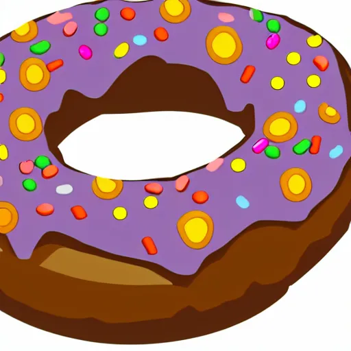 Prompt: a png transparent image of a donut, detailled, 4 k