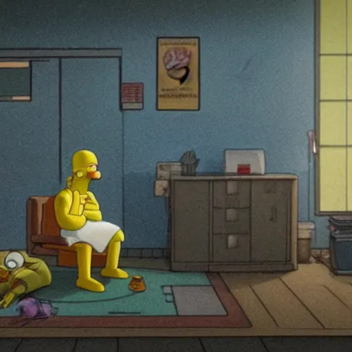 Prompt: Homer Simpson in Stranger Things, photorealistic,