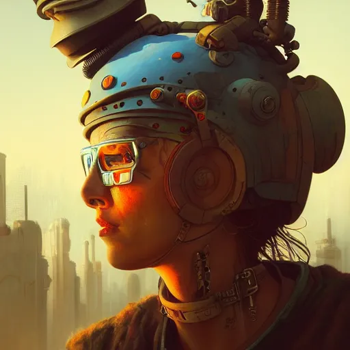 Image similar to apocalyptic chipolino cyberpunk portrait by gaston bussierre and charles vess and james jean and erik jones and rhads, 3 d octane render, beautiful fine face features, intricate high details, sharp, ultradetailed