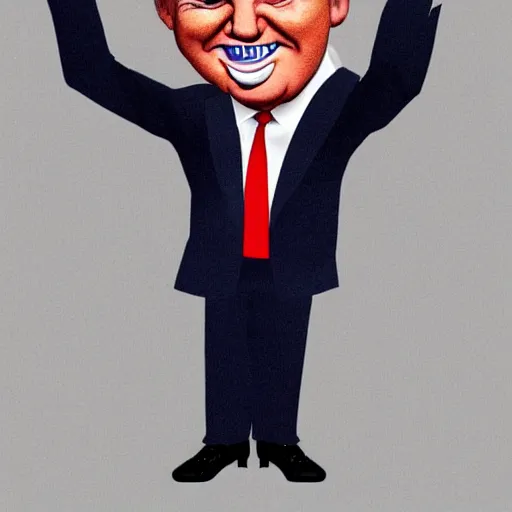 Image similar to donald trump caricature