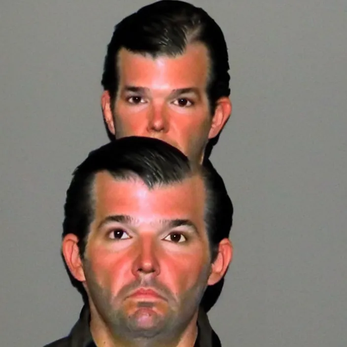 Prompt: donald trump jr. mugshot