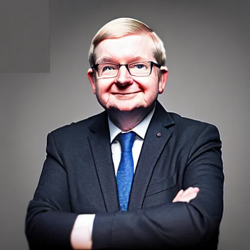 Prompt: portrait of Senator Kevin Rudd, Portrait, 4K