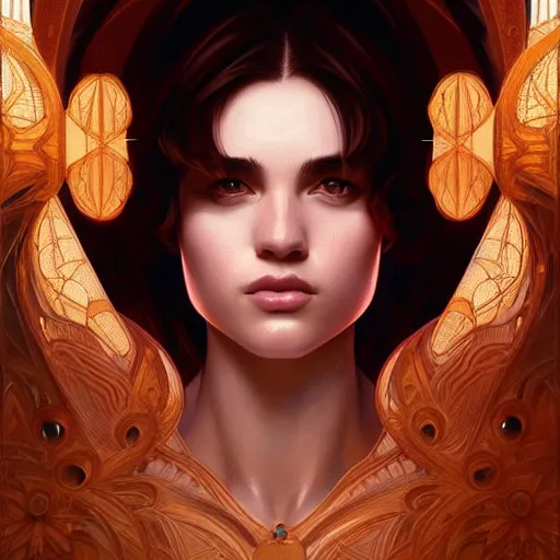 Prompt: symmetry!! intense portrait of mario, intricate, elegant, highly detailed, my rendition, digital painting, artstation, concept art, smooth, sharp focus, illustration, art by artgerm and greg rutkowski and alphonse mucha