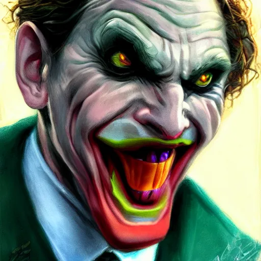 portrait of kenneth copeland cosplaying as the joker, | Stable ...