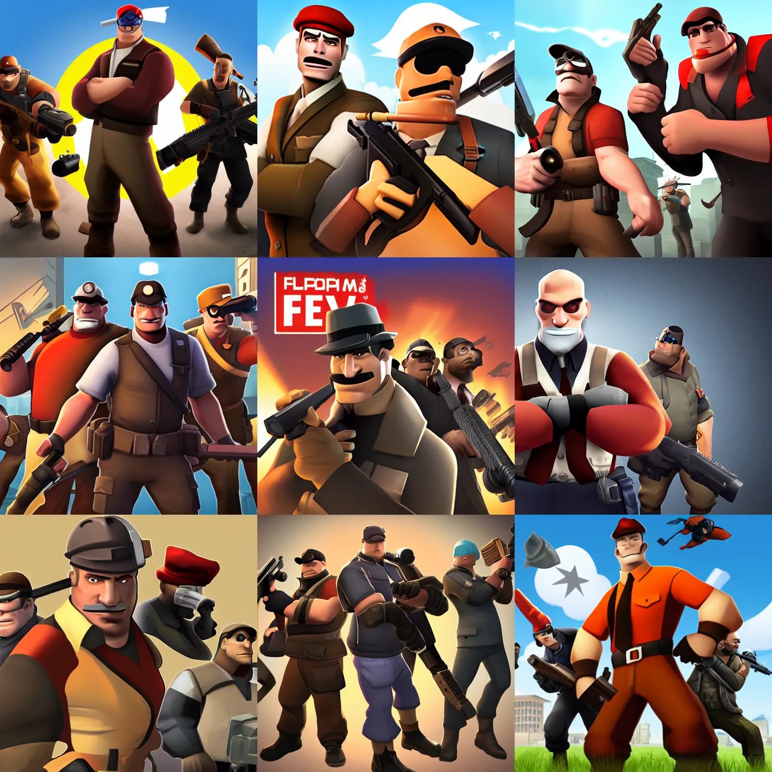 Image similar to Team Fortress 2