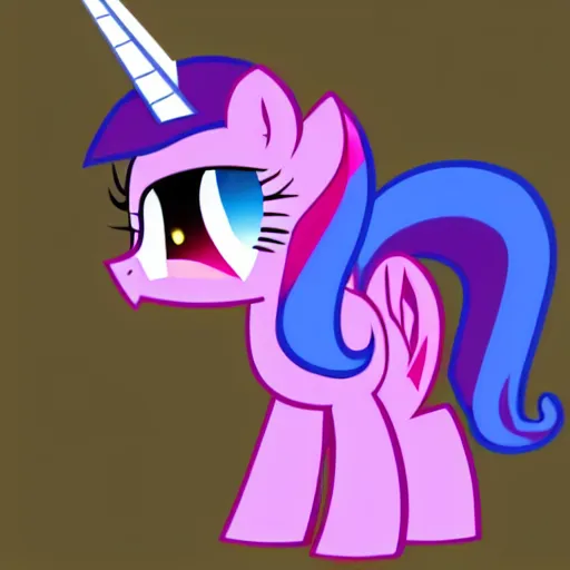 Prompt: My Little Pony in World War 2 battlefield