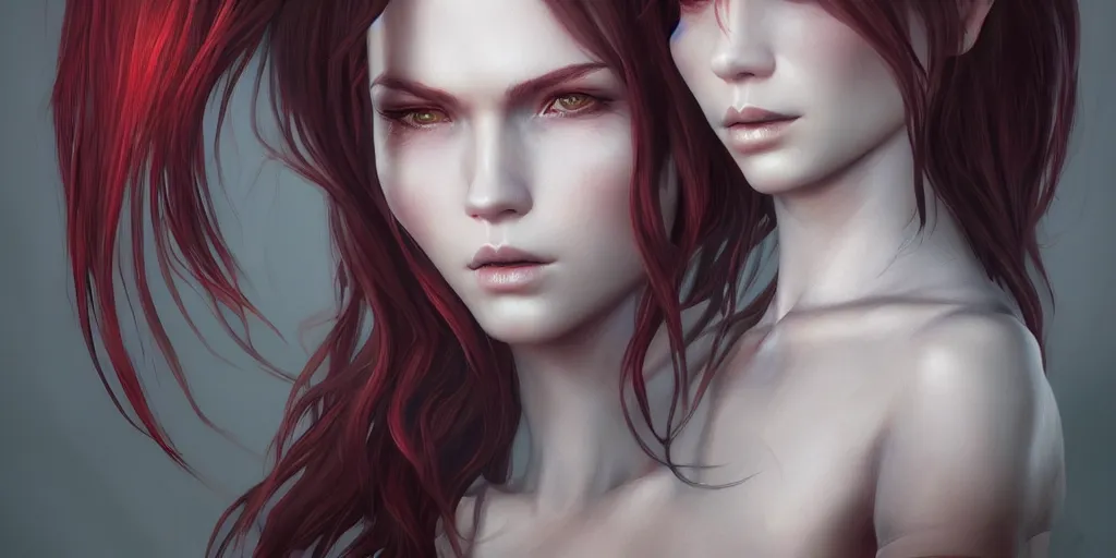 Prompt: lilith of diablo franchise, detailed portrait, intricate complexity, artgerm and ilya kuvshinov, quixel megascan