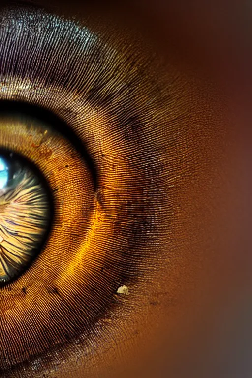 Image similar to macro shot of a human eye close up. Highly detailed iris. Ultra HD. Photography. Eye. Macro Lens.