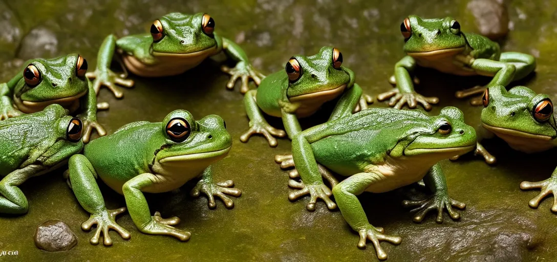 Image similar to movie scene from lord of the rings with frogs, cinematic still, action shot, 8 k hdr