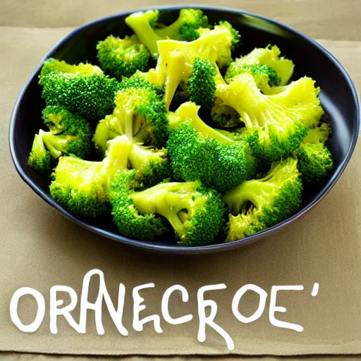 Prompt: orange broccoli