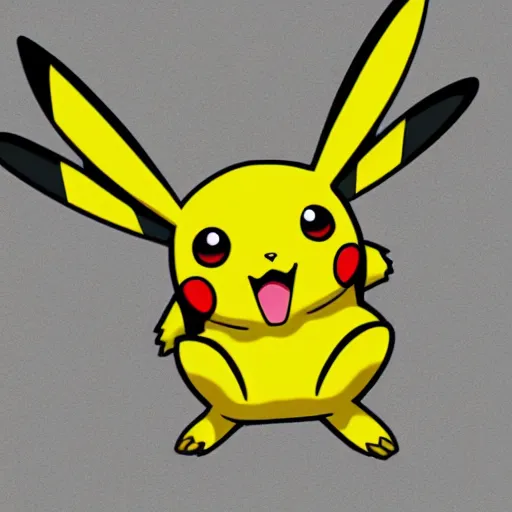 Image similar to a cross between pikachu, and gloom