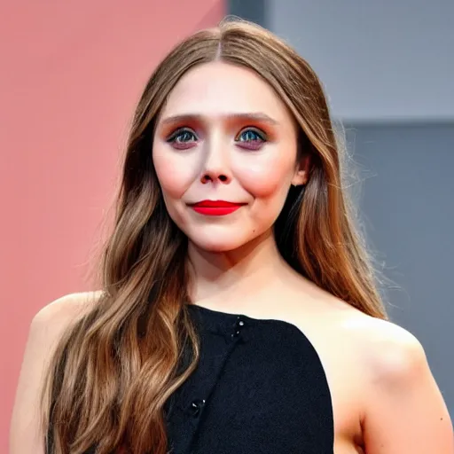 Image similar to elizabeth olsen mixed with gal godot