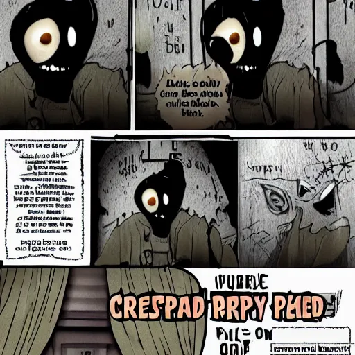 Prompt: creepypasta shitpost