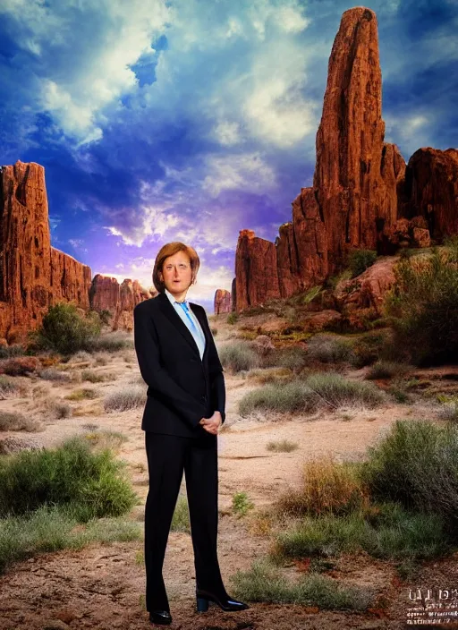 Prompt: photo of saul goodman as a woman, studio photo, hdr, stunning scenery, dynamic lighting