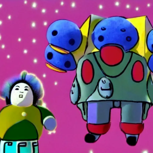 Image similar to award winning katamari damacy movie directed by Hayao Miyazaki