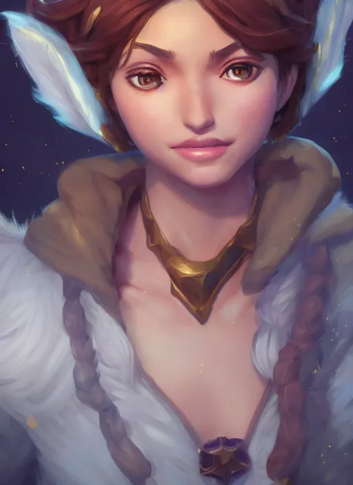 Image similar to youthful taliyah, from league of legends, au naturel, hyper detailed, digital art, trending in artstation, cinematic lighting, studio quality, smooth render, unreal engine 5 rendered, octane rendered, art style by klimt and nixeu and ian sprigger and wlop and krenz cushart