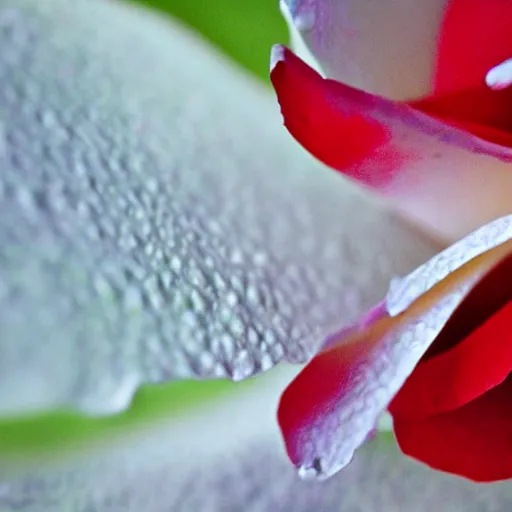 Image similar to a macro 8mm photo of a red rose petal, macro photograph, photo, photorealistic