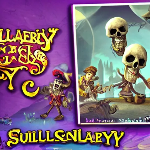 Image similar to skullduggery pleasant videogame