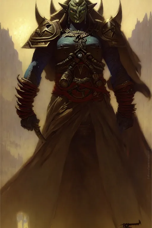 Image similar to ganondorf by gaston bussiere bayard wu, greg rutkowski, giger, maxim verehin