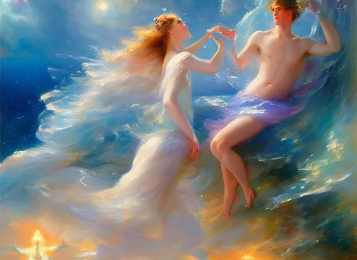 Image similar to cosmic ocean by vladimir volegov and alexander averin and delphin enjolras and daniel f. gerhartz