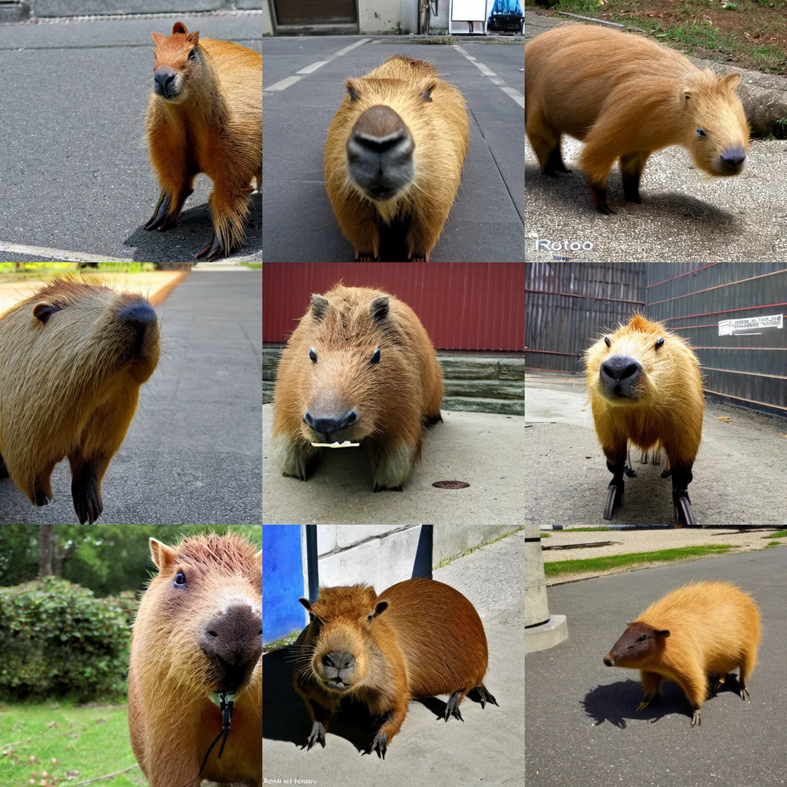 Prompt: robot capybara