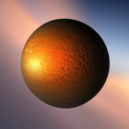 Prompt: hyperrealistic image of a planet