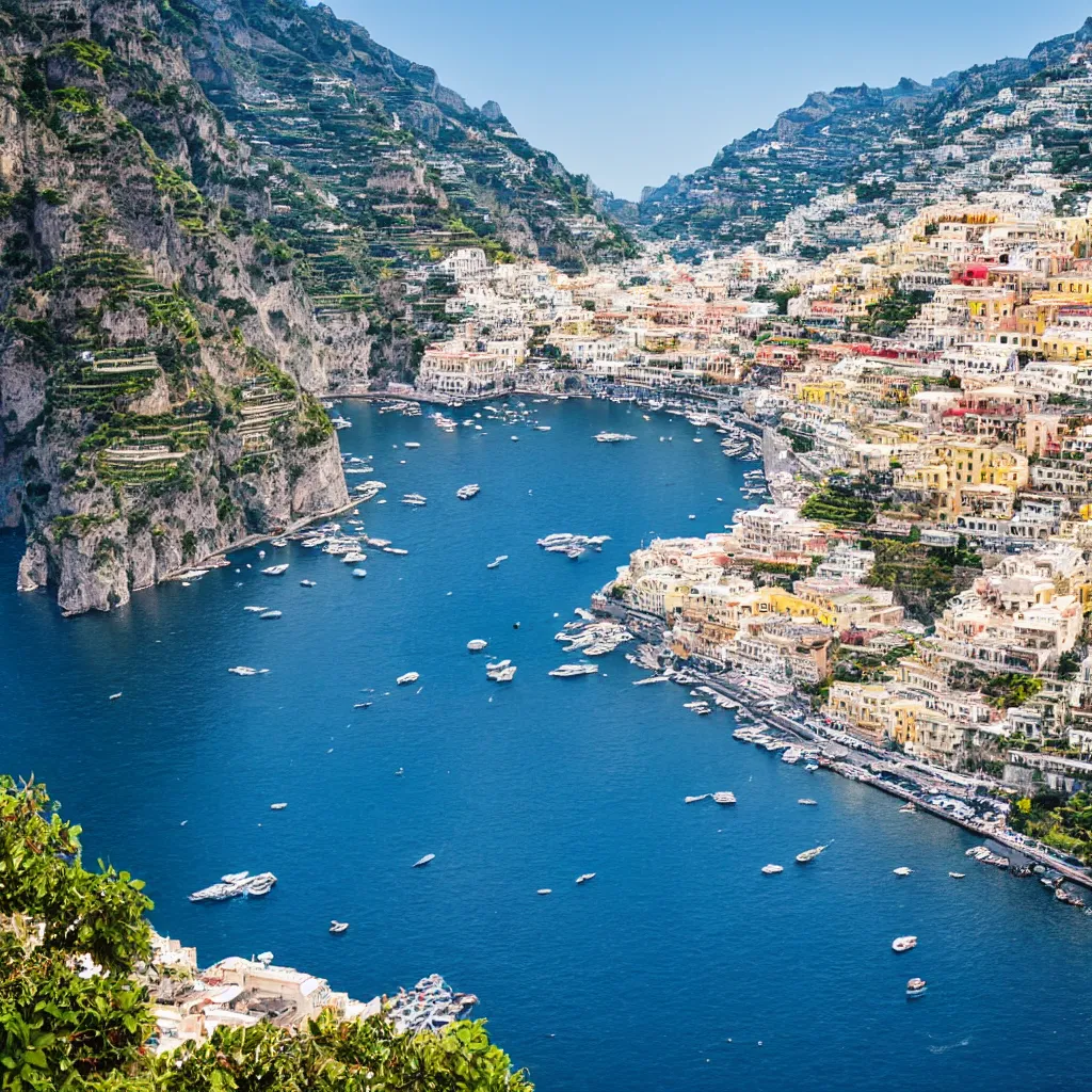 Image similar to Amalfi from the sky