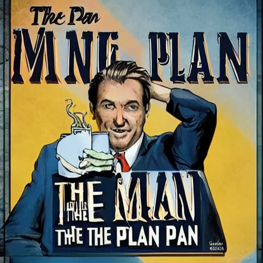 Prompt: The Man with The Plan