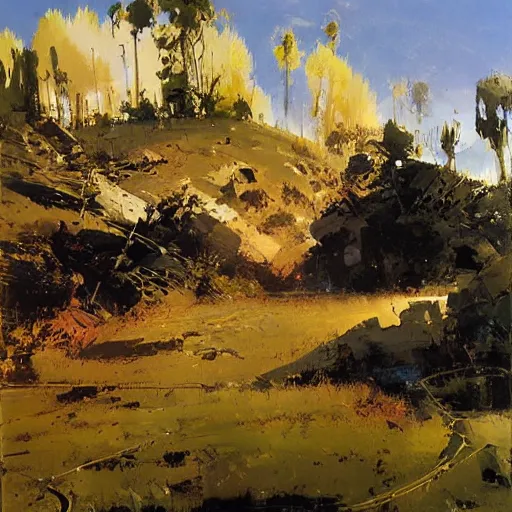 Image similar to A Landscape by John Berkey