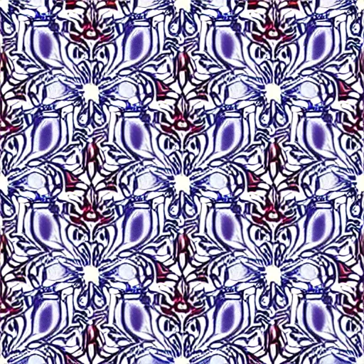 Image similar to symmetrical seamless pattern of 🏵