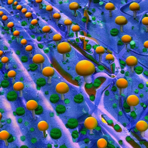 Prompt: trippy mushrooms marching to istanbul, 8k resolution