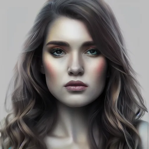 Image similar to Ultrarealistic portrait of Samantha Sam Manson, hyperdetalied, high quality, high rendering, 8k, digital art,