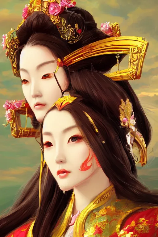 diao chan from romance of three kingdoms in the pretty | Stable