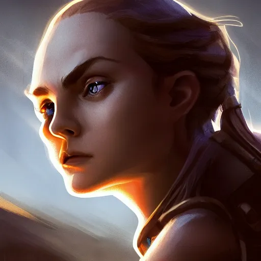 Prompt: symmetrical portrait, AnnaSophia Robb as a D&D paladin, dramatic lighting, cinematic, establishing shot, high detail, photo realistic, cinematic lighting, post processed, 8k, concept art, artstation, matte painting, in the style of eddie mendoza, raphael lacoste, alex ross