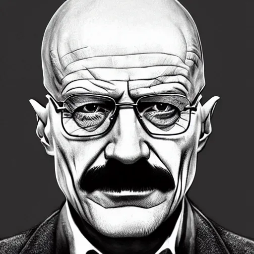 Image similar to Walter White as The Joker