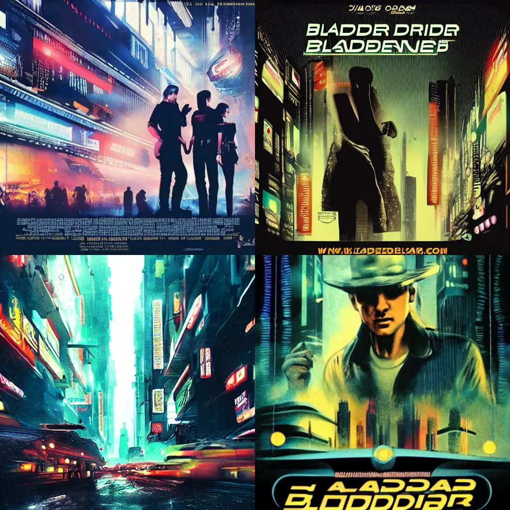 Prompt: Bladerunner India