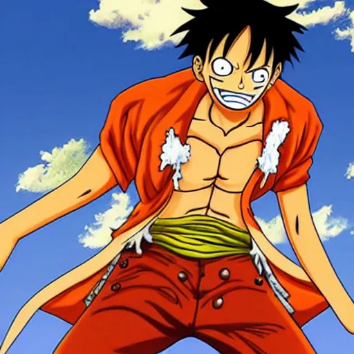 Image similar to luffy as cheetah