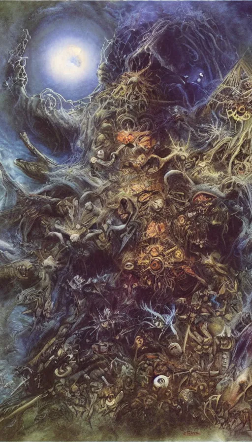 Image similar to the end of the world, by brian froud