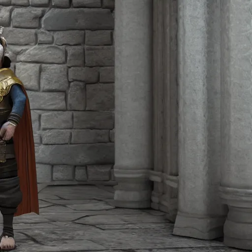 Prompt: medieval boy, full 8 k highly detailed unreal engine 5 render