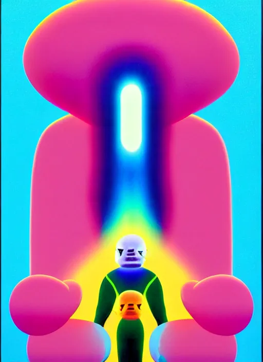 Image similar to ghost by shusei nagaoka, kaws, david rudnick, airbrush on canvas, pastell colours, cell shaded, 8 k