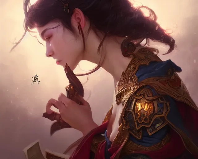 Image similar to photography of hou china, deep focus, d & d, fantasy, intricate, elegant, highly detailed, digital painting, artstation, concept art, matte, sharp focus, illustration, hearthstone, art by artgerm and greg rutkowski and alphonse mucha