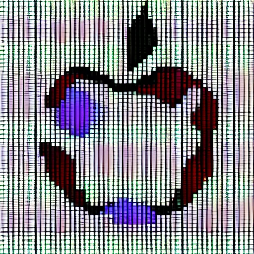 Image similar to apple pixel art