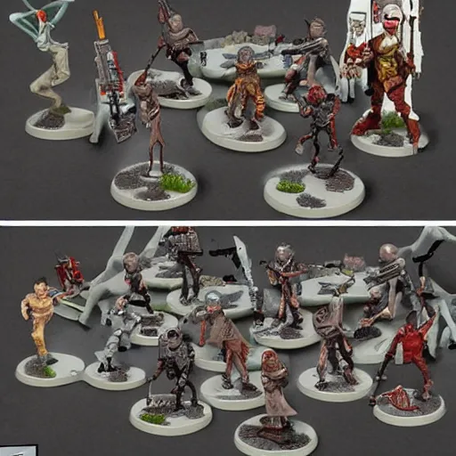 Prompt: zombicide vs star wars, extremely detailed