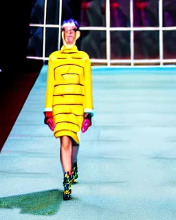 Image similar to hyperrealistic and heavy detailed balenciaga runway show of rick an morty , Leica SL2 50mm, vivid color, high quality, high textured