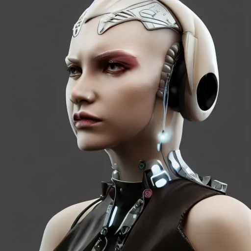 RPG character concept art, cyberpunk goddess wearing a | Stable ...