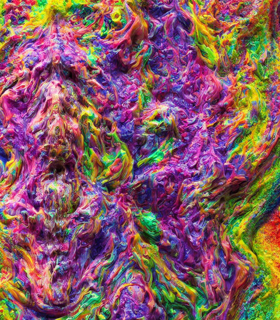 Prompt: insides of one opened human head explode upward as a mass of coloured powder, motion blur, hyperrealistic, medical photography, anatomically correct, realistic textures, art by lee griggs,