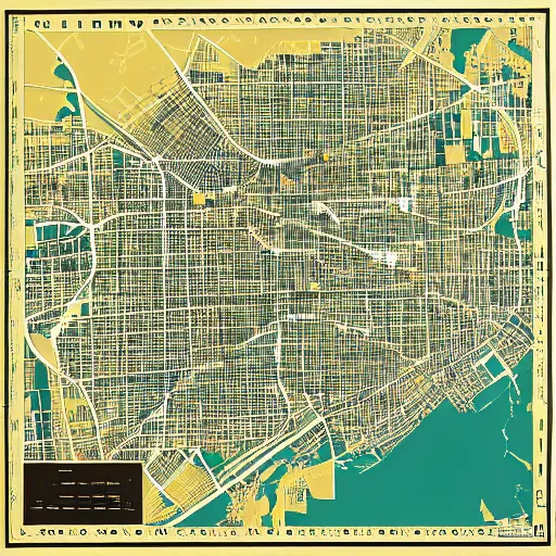 Prompt: City Map of Shinjuku